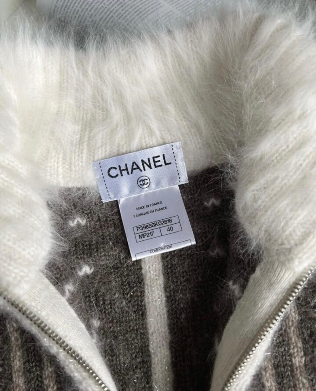 Chanel Arctic Ice Collection Runway Super Cute Knit Jacket 5
