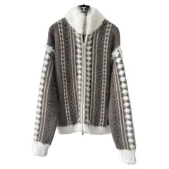 Chanel Arctic Ice Collection Runway Super Cute Knit Jacket