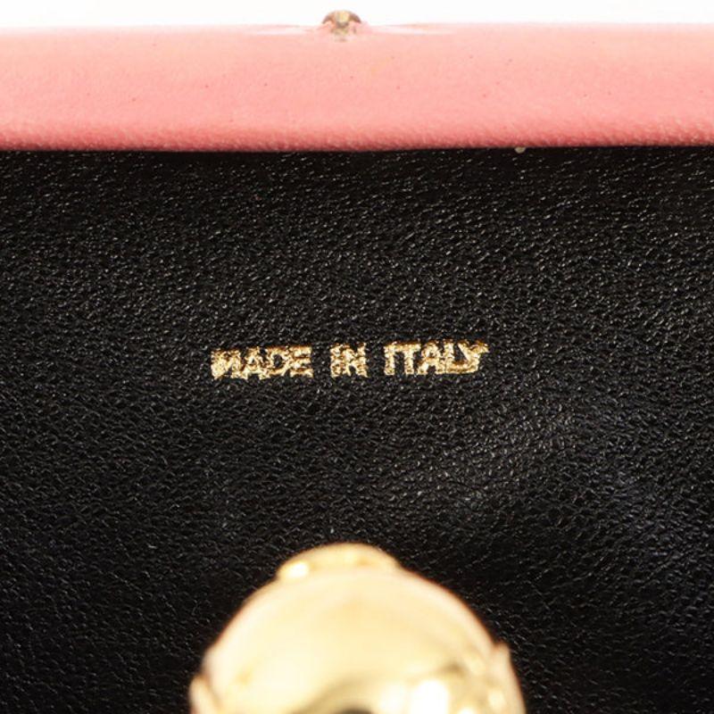 Chanel Around 1992 Made Cc Mark Stitch Metal Clasp Mini Chain Shoulder Bag Pink 4