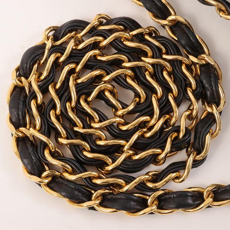 Chanel Around 1992 Made Classic Flap Chain Bag Maxi Black For Sale 10