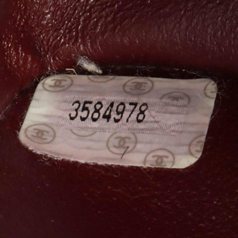 Chanel Around 1995 Made Suede Classic Flap Chain Bag 23Cm Red 7