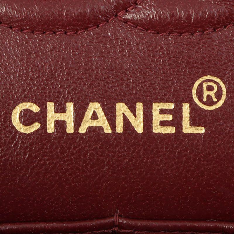 Chanel Around 1995 Made Suede Classic Flap Chain Bag 23Cm Red 3