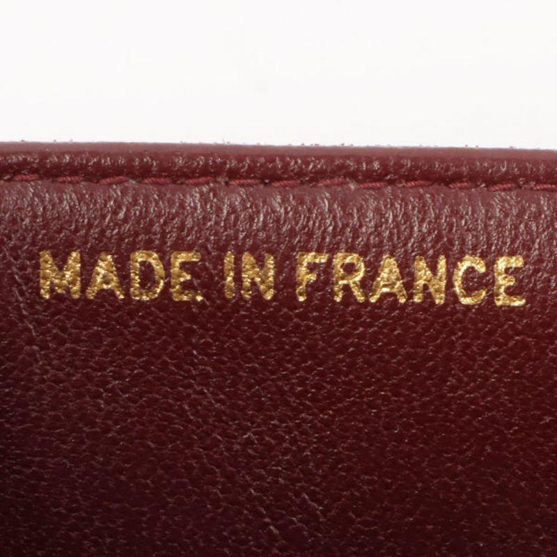 Chanel Around 1995 Made Suede Classic Flap Chain Bag 23Cm Red 4