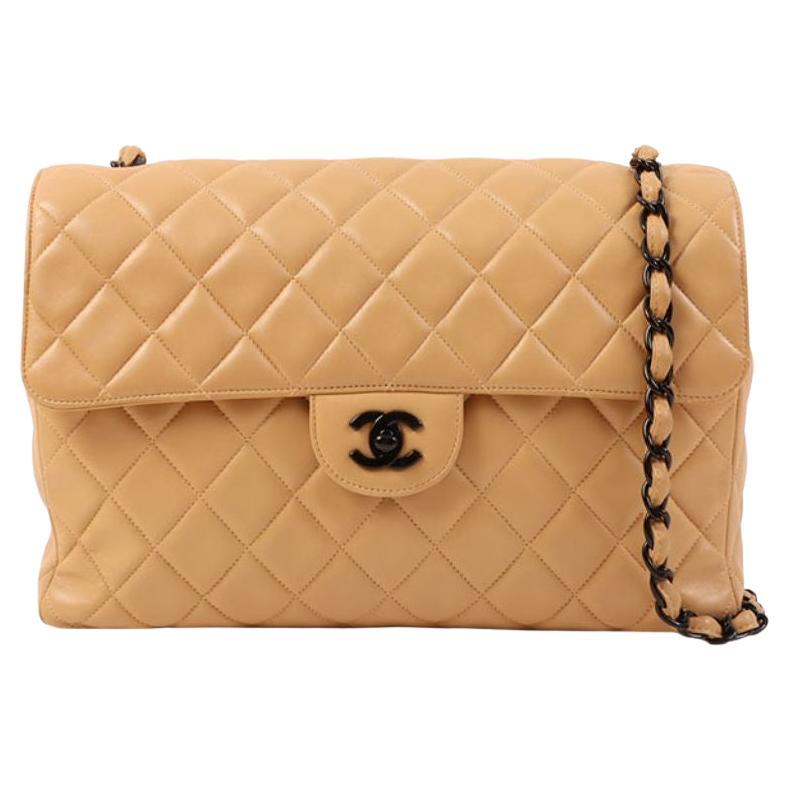 Chanel Beige Quilted Leather Chanel 19 Wallet on Chain Chanel