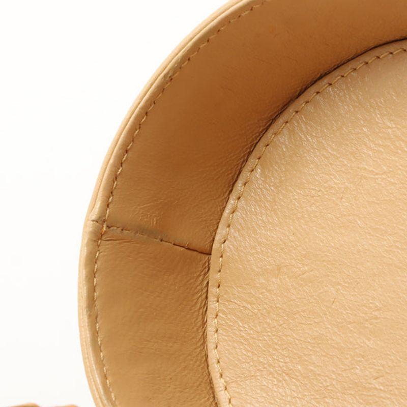 Chanel Around 1998 Made Rattan Turn-Lock Basket Chain Bag Beige 14
