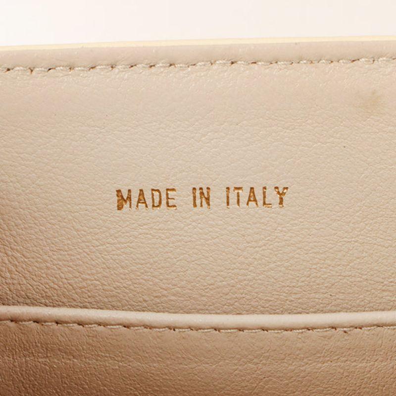 Chanel Around 1998 Made Turn-Lock Top Handle Bag Cream 4