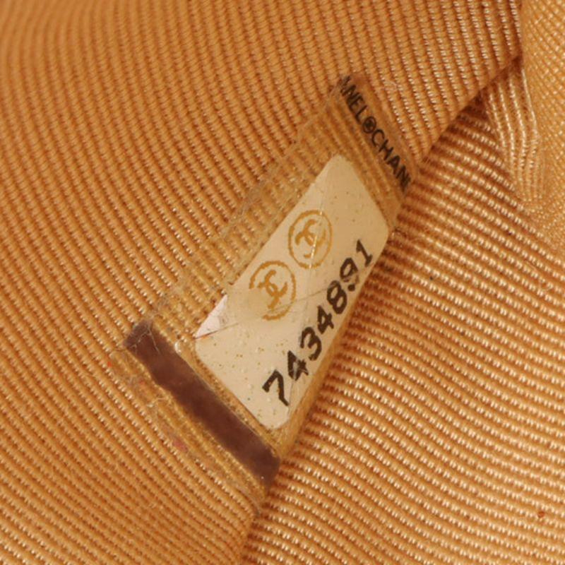 Chanel Around 2001 Made Caviar Skin Cc Mark Stitch Shoulder Bag Beige 4
