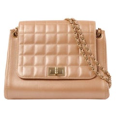 Chanel Around 2002 Made Chocolate Bar 2.55 Chain Bag Bronze