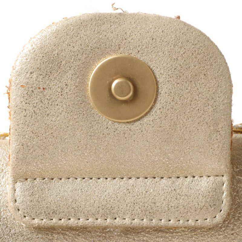 Chanel Around 2007 Made Tweed Cc Mark Plate Chain Shoulder Bag Beige/Silver/Gold 13