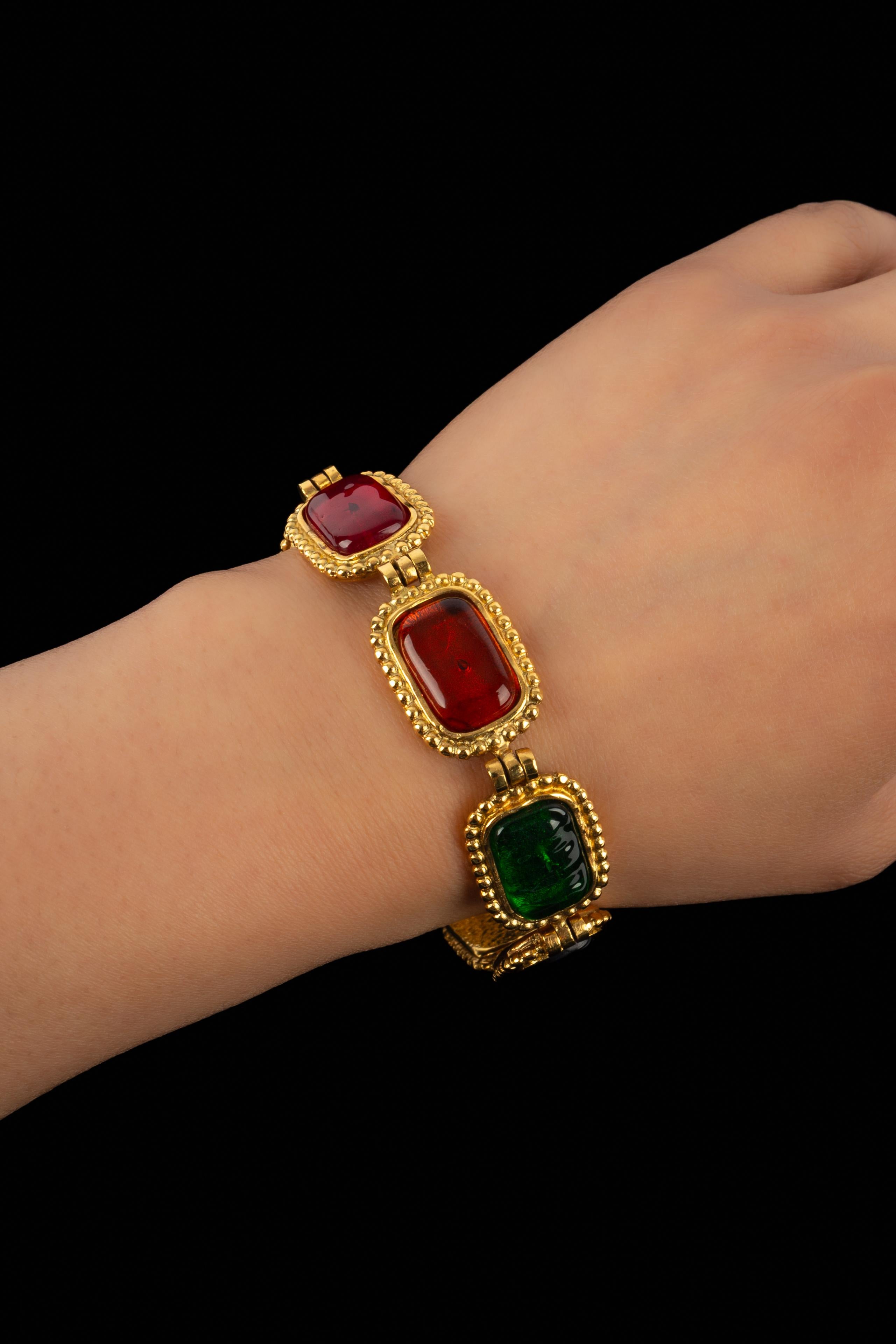 Chanel articulated bracelet 1996 For Sale 6