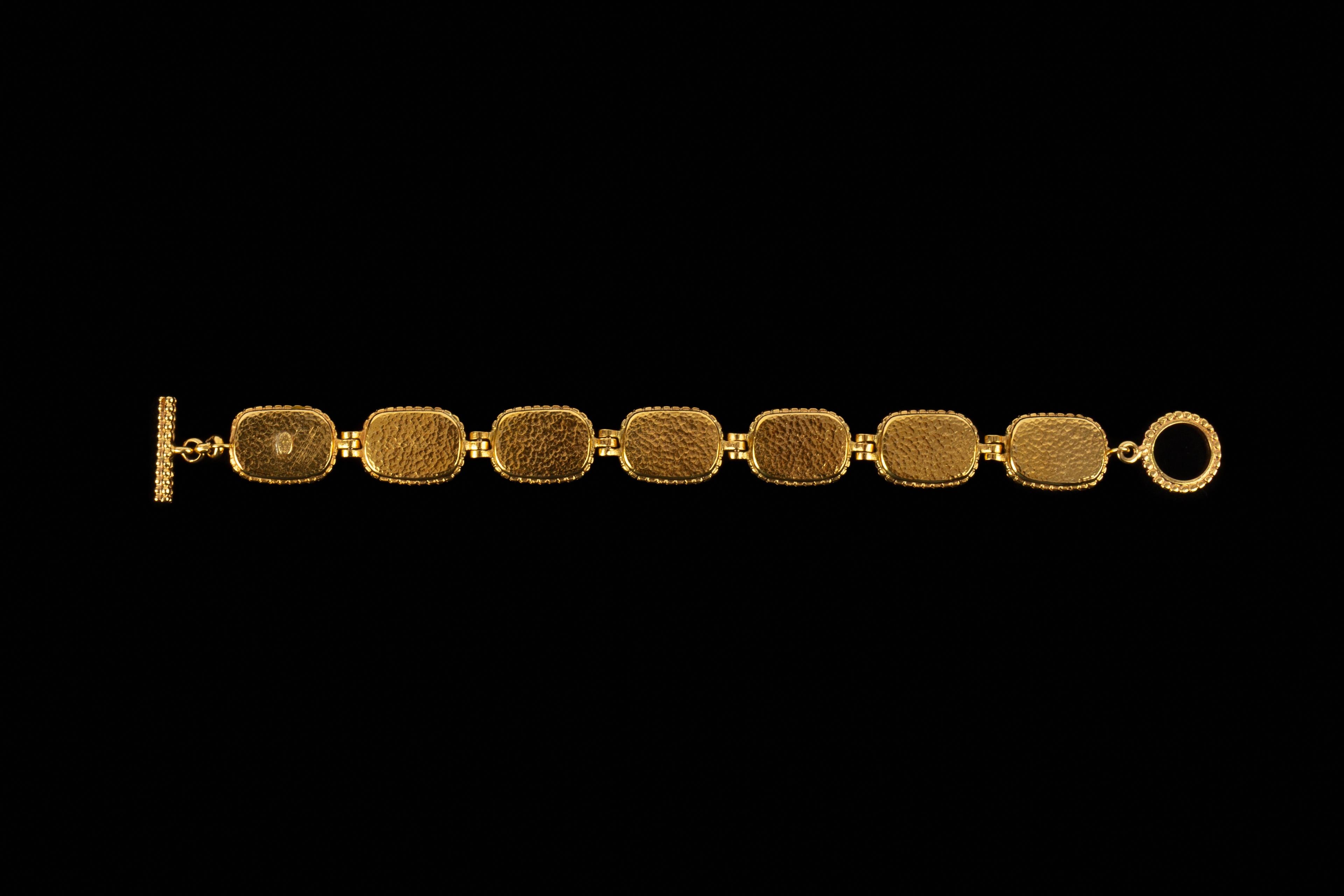 Women's Chanel articulated bracelet 1996 For Sale