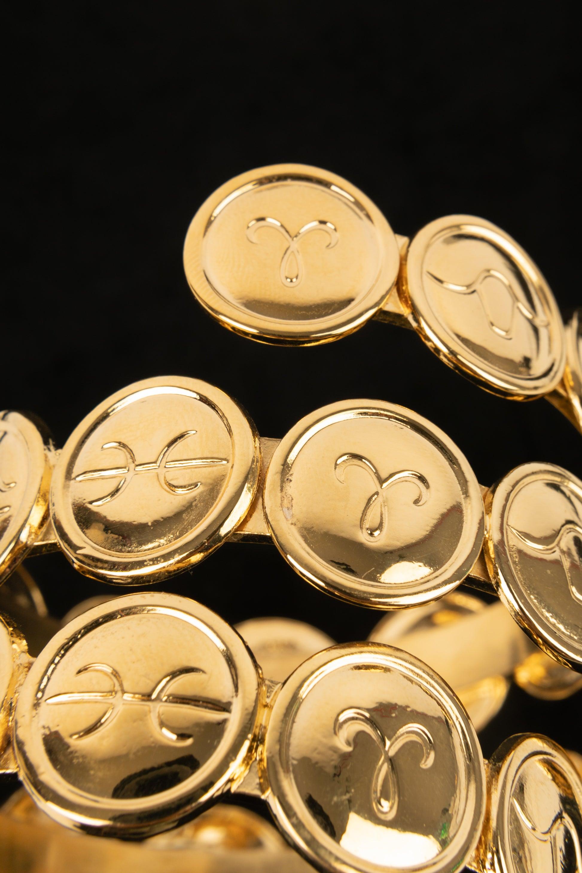 Chanel Astrology Zodiac Signs Bracelet, 1980s For Sale 1