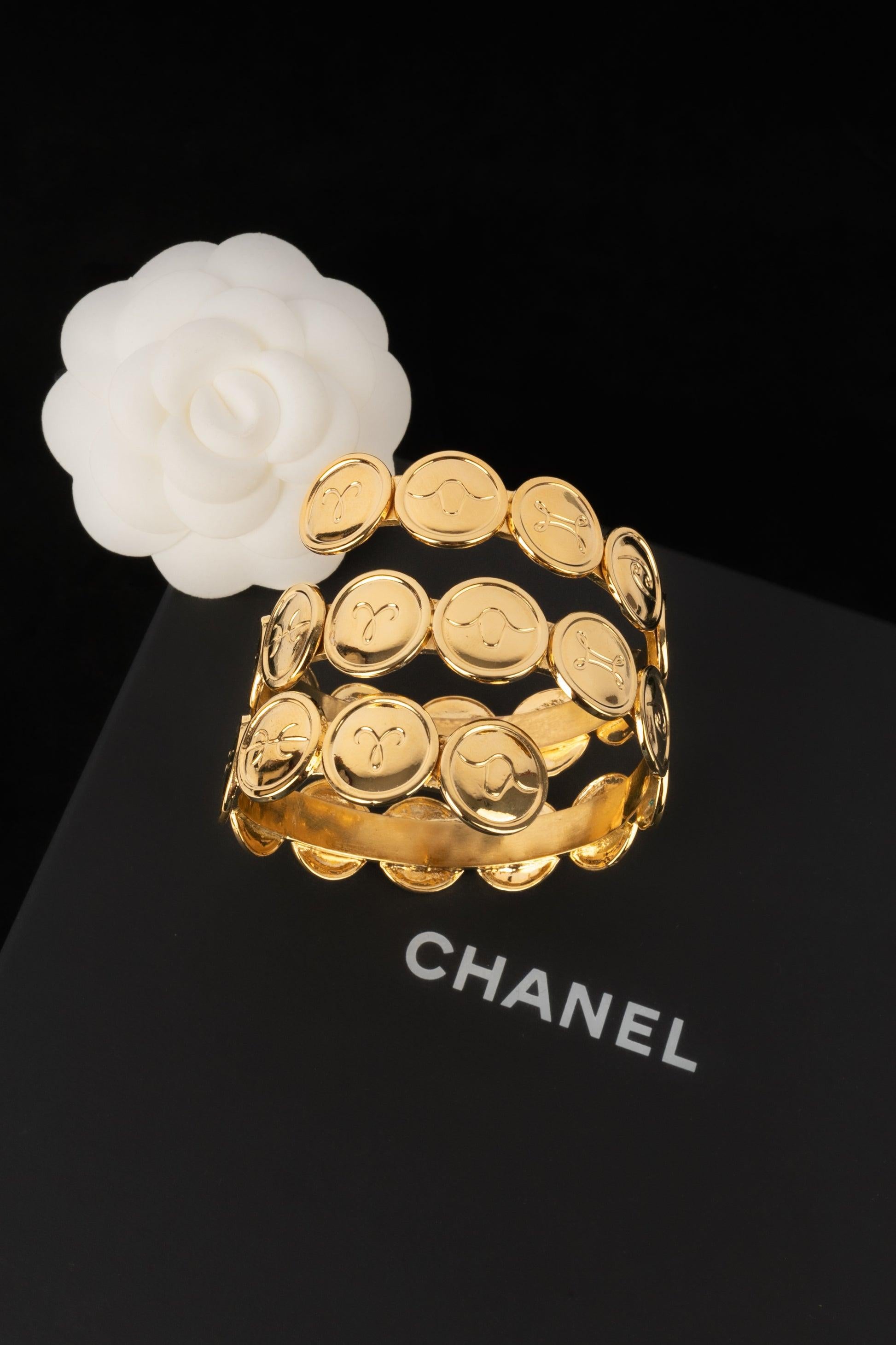 Chanel Astrology Zodiac Signs Bracelet, 1980s For Sale 4