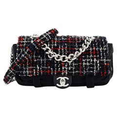 Chanel Astronaut Essentials Flap Bag Tweed with Quilted Nylon Small