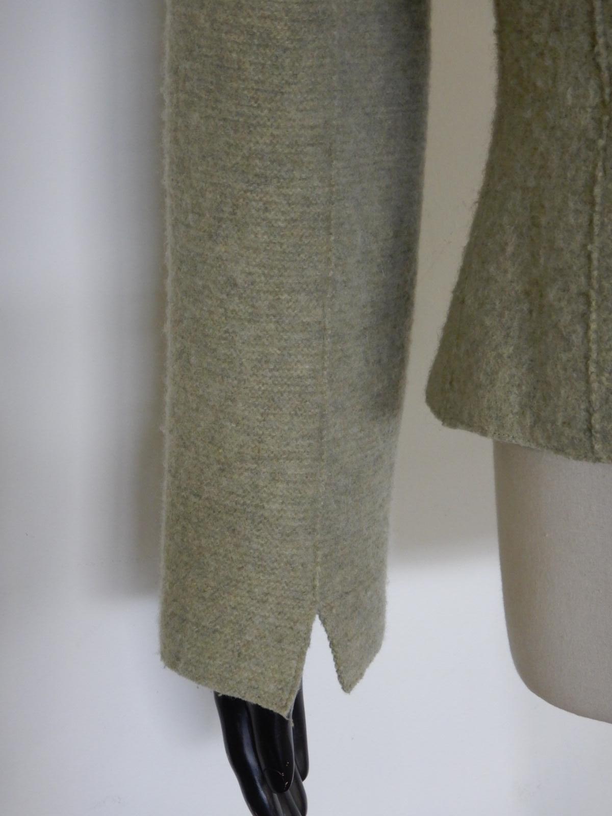 Chanel - Veste en laine verte, automne 1999 Pour femmes en vente