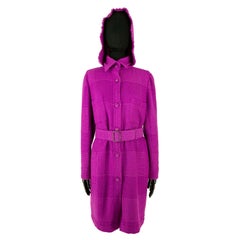 Chanel Autumn 2007 Magenta Tweed Coat