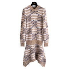Chanel Autumn Forest Collection Woven Tweed Dress