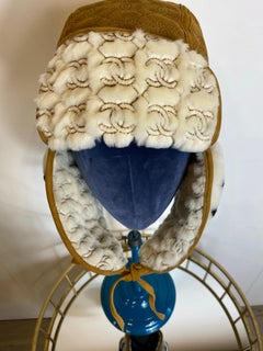 Chanel aviator winter camel Hat