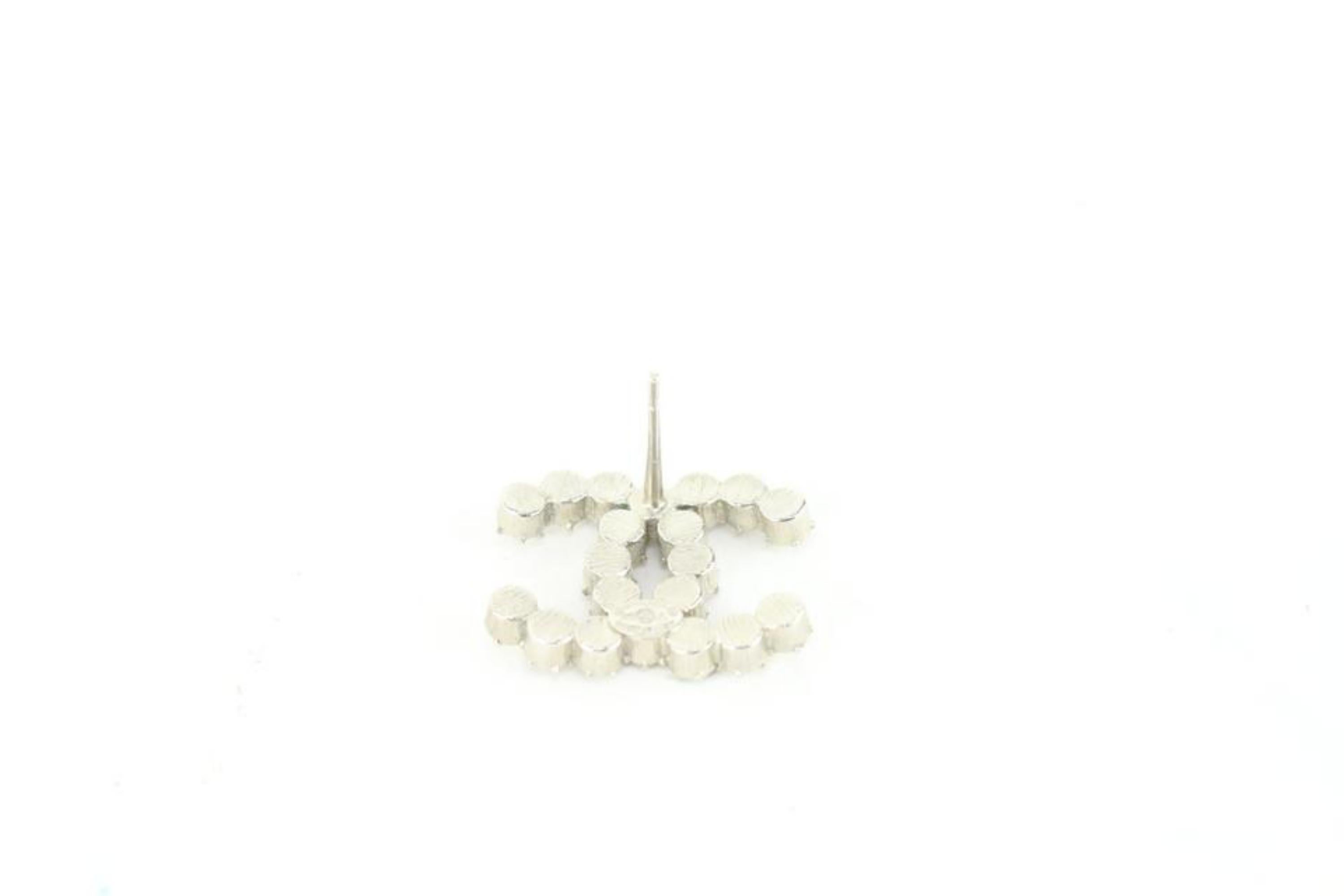 Chanel B15a Crystal CC Pierce Single Earring 29ck62s 5