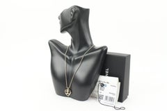 Chanel B22P Gold Heart CC Logo Chain Necklace 76c24s