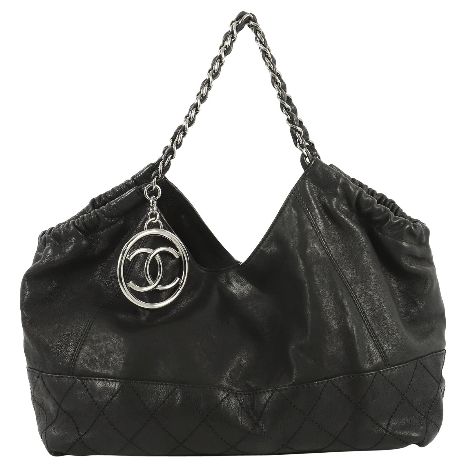 Chanel Baby Coco Cabas Quilted Leather Large