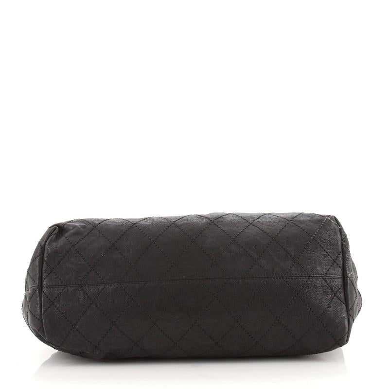 Chanel Baby Coco Cabas Quilted Leather Medium In Good Condition In NY, NY