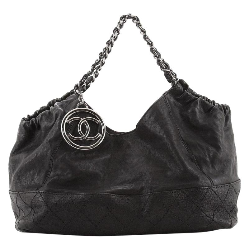 Chanel Baby Coco Cabas Quilted Leather Medium
