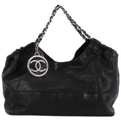 Chanel Baby Coco Cabas Quilted Leather Medium