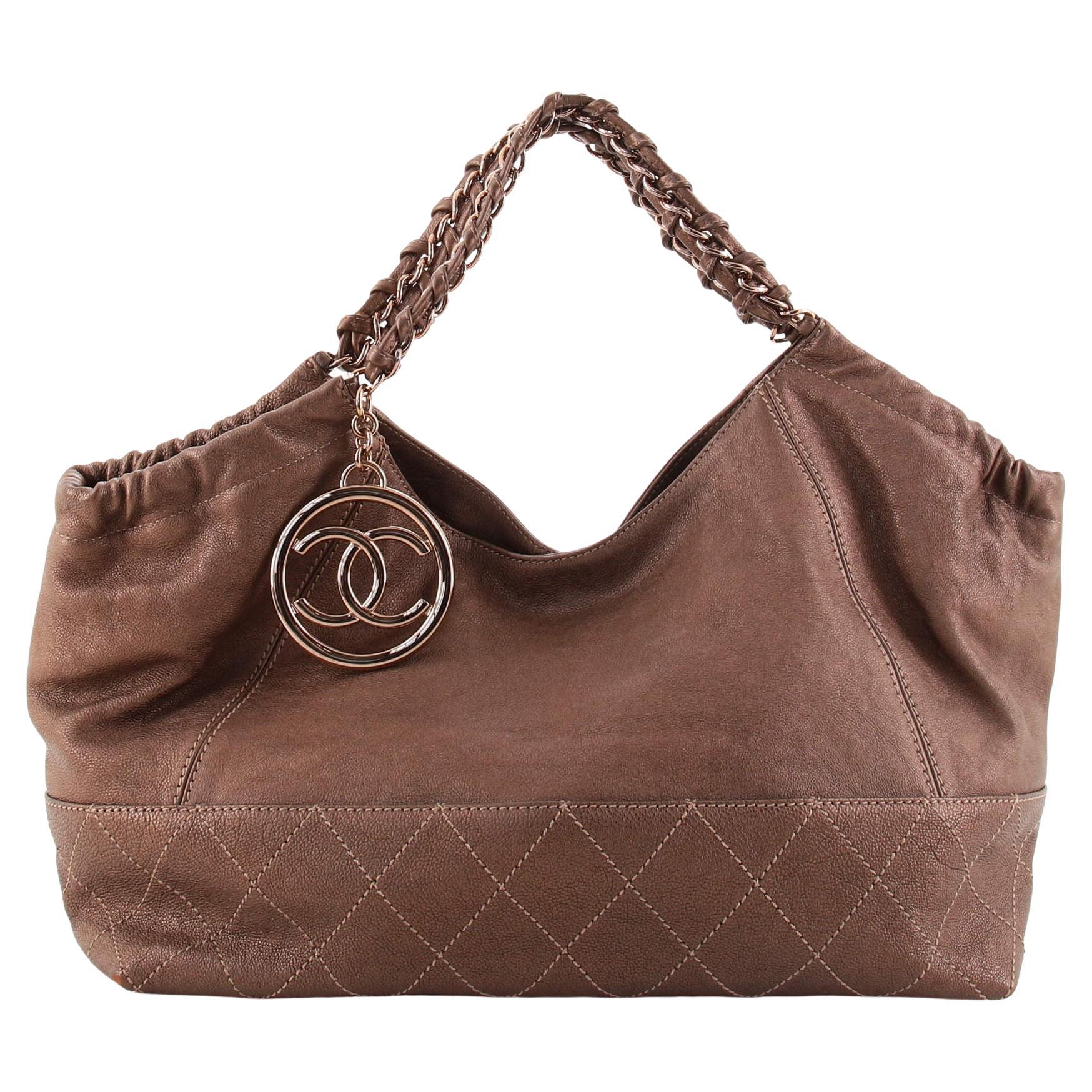 Chanel Baby Coco Cabas Quilted Leather Medium