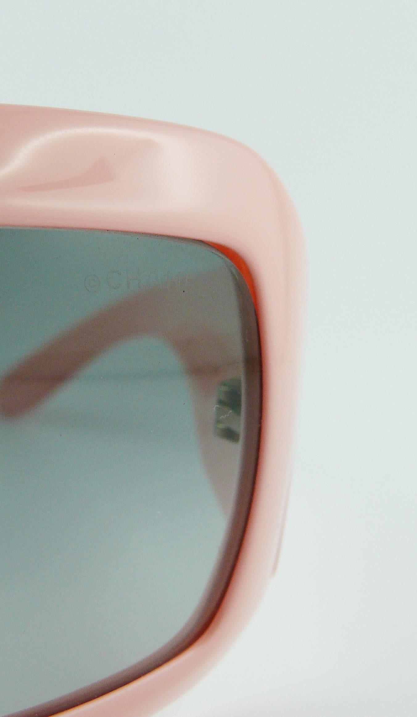 Chanel Baby Pink CC Sunglasses Mod. 5076-H 5