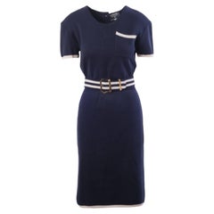 Chanel Back Button Knit Dress - '90s