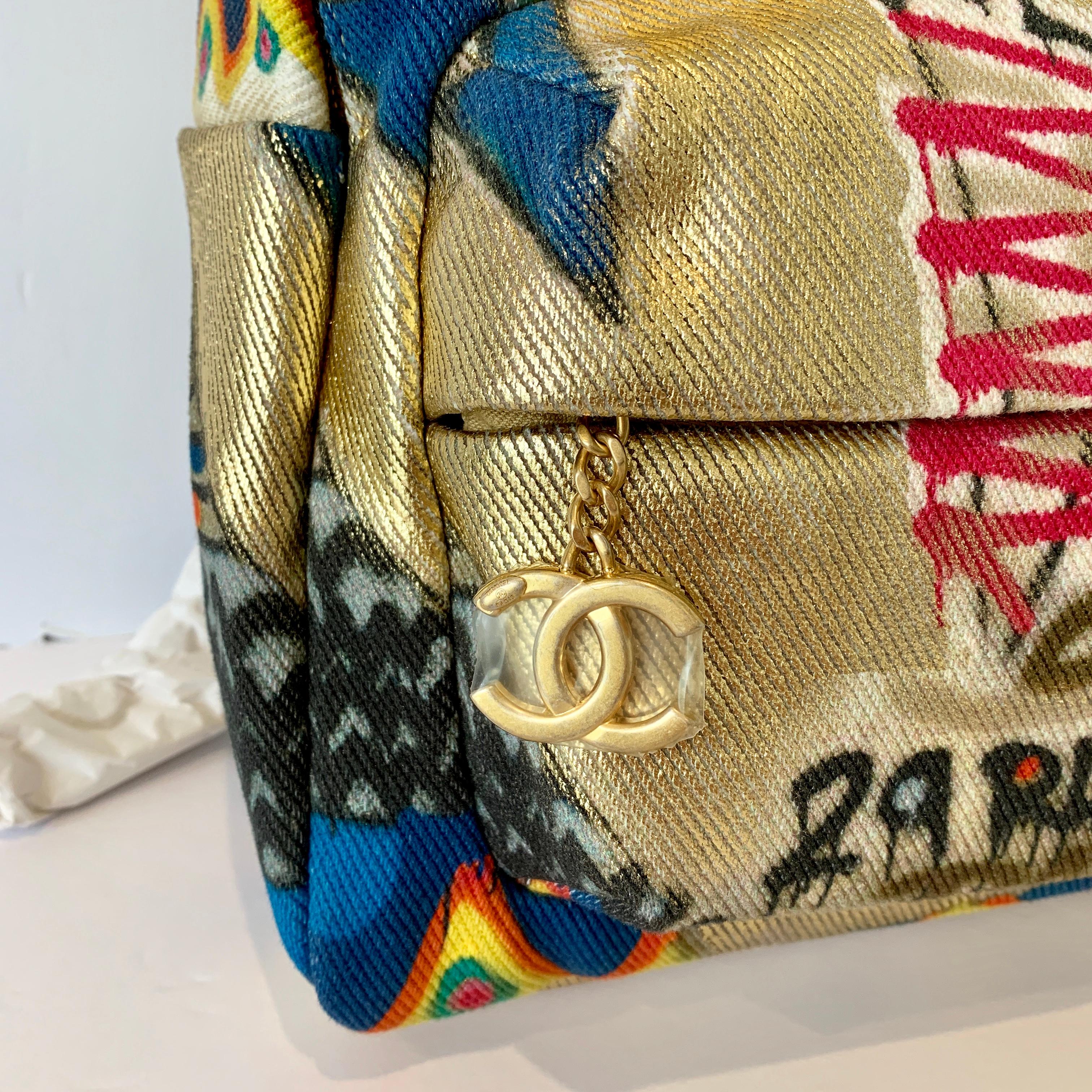 Chanel Graffiti belt