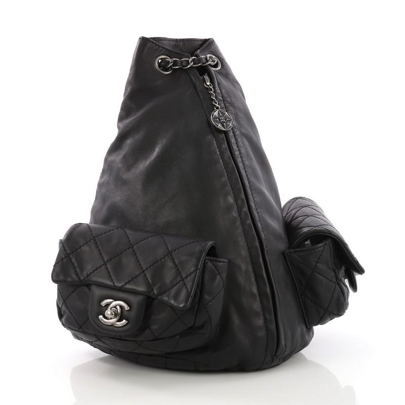 chanel calfskin backpack