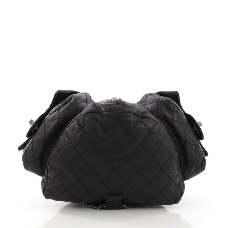 Chanel Backpack Is Back Calfskin Large In Good Condition In NY, NY