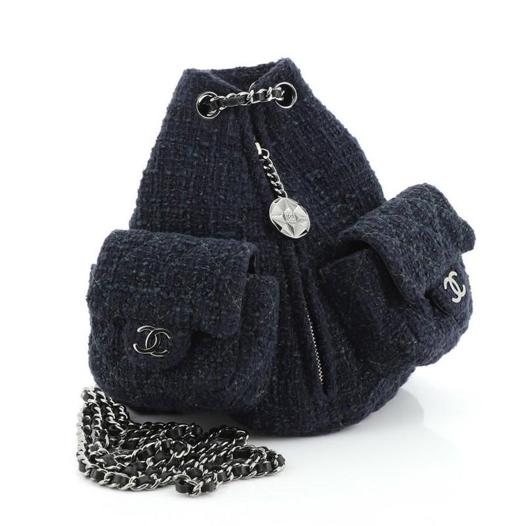 Chanel Backpack Is Back Tweed Mini at 1stDibs