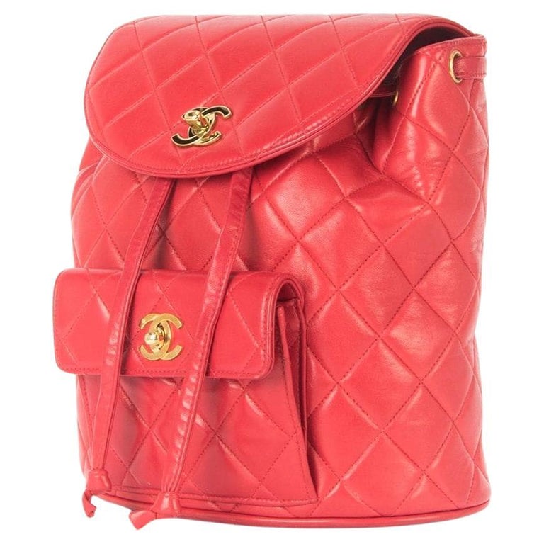 Vintage Chanel Backpack - 51 For Sale on 1stDibs  chanel backpack used, chanel  vintage backpack, chanel duma backpack vintage
