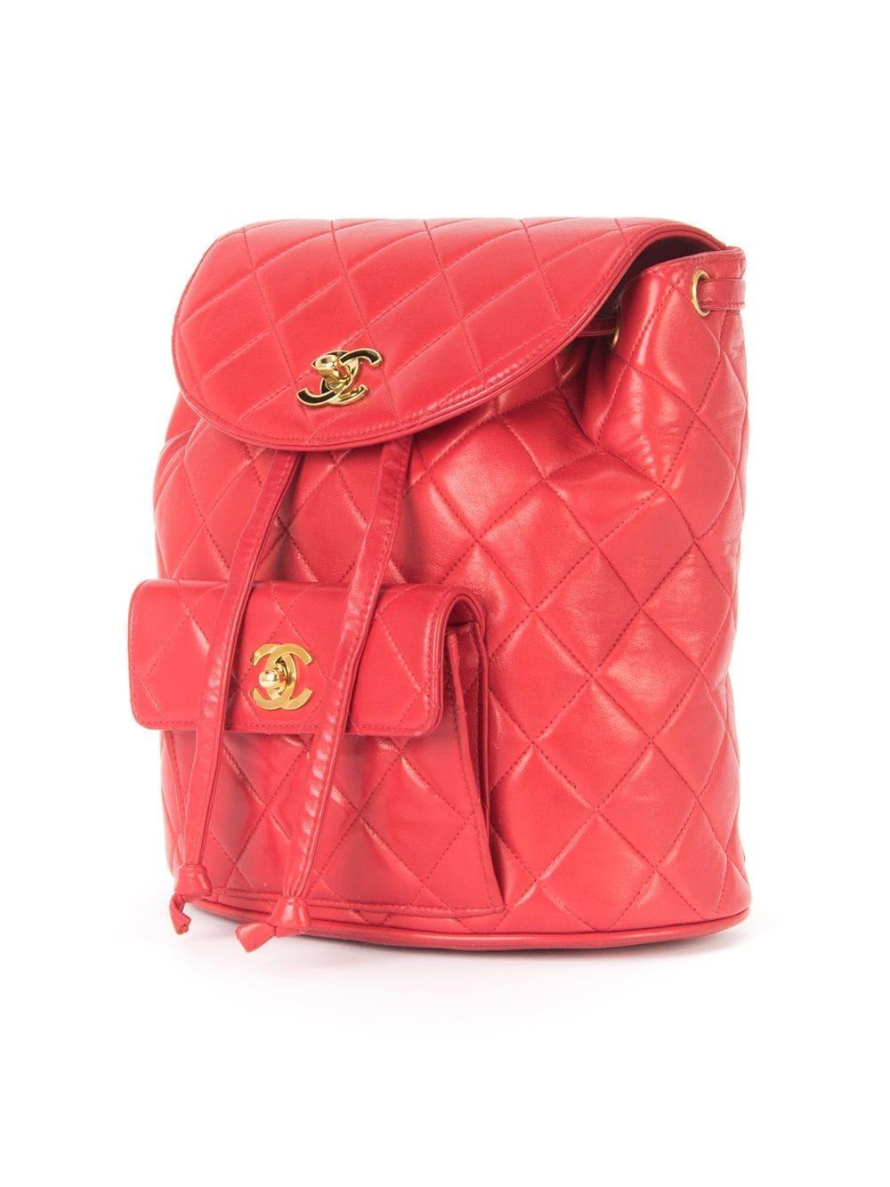 chanel duma backpack caviar