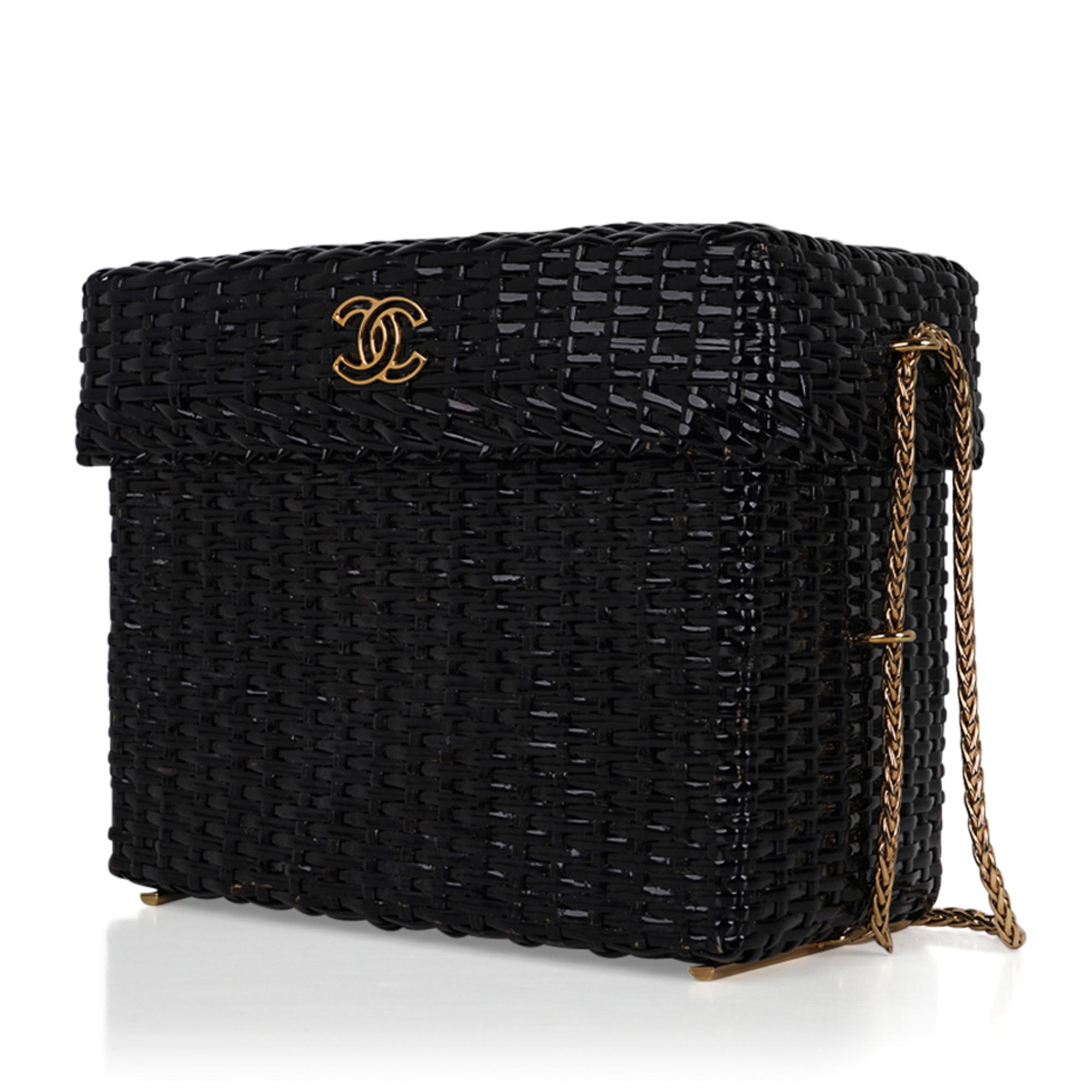 chanel rattan bag