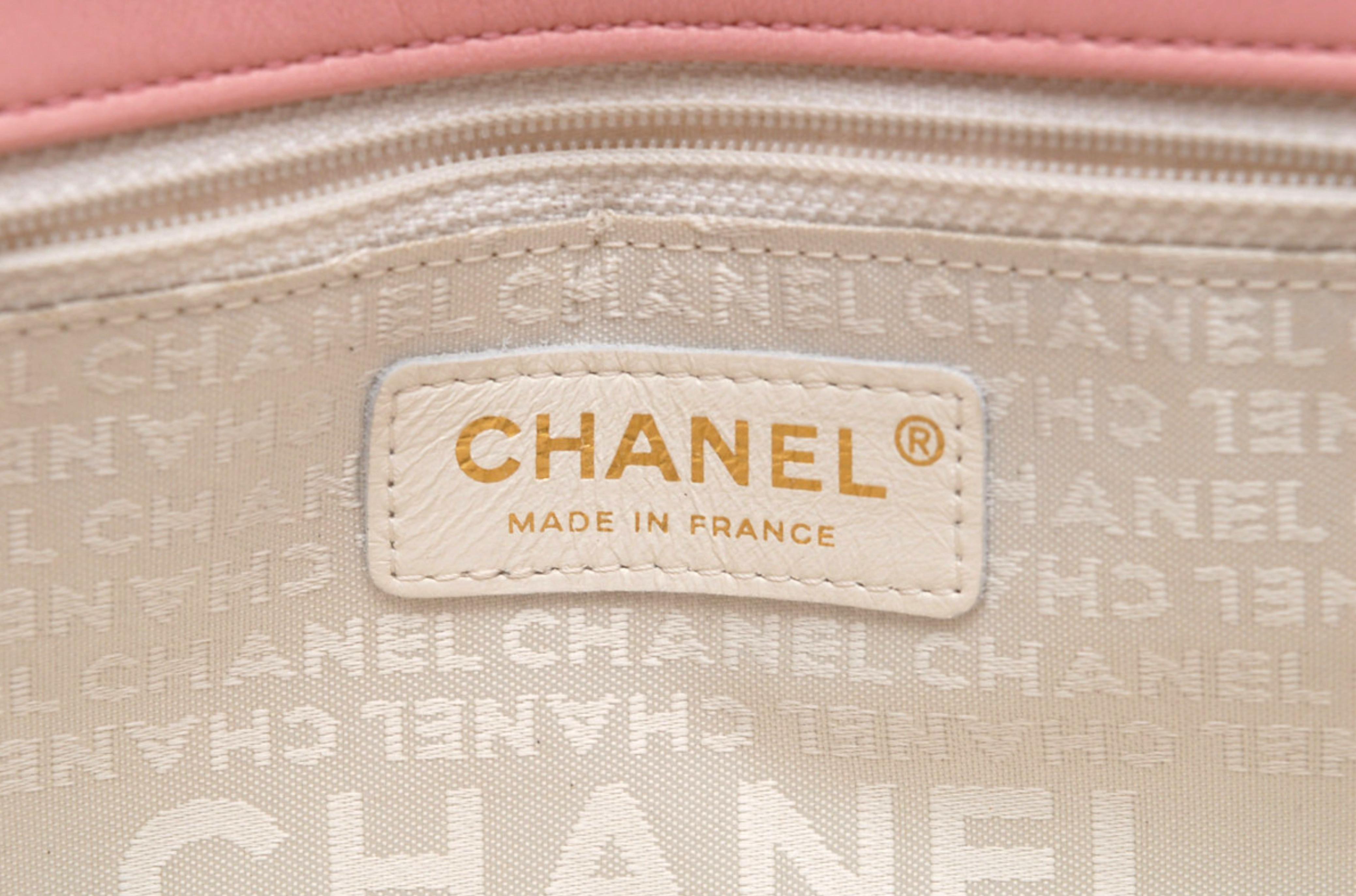 Chanel Bag Camelia Print Satin - Gold chain  3