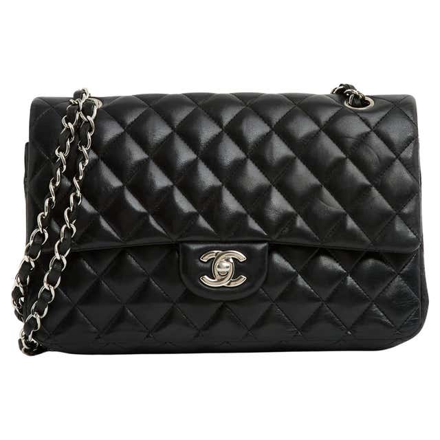 Chanel Turquoise Quilted Patent Jumbo Classic 2.55 Double Flap Bag at ...