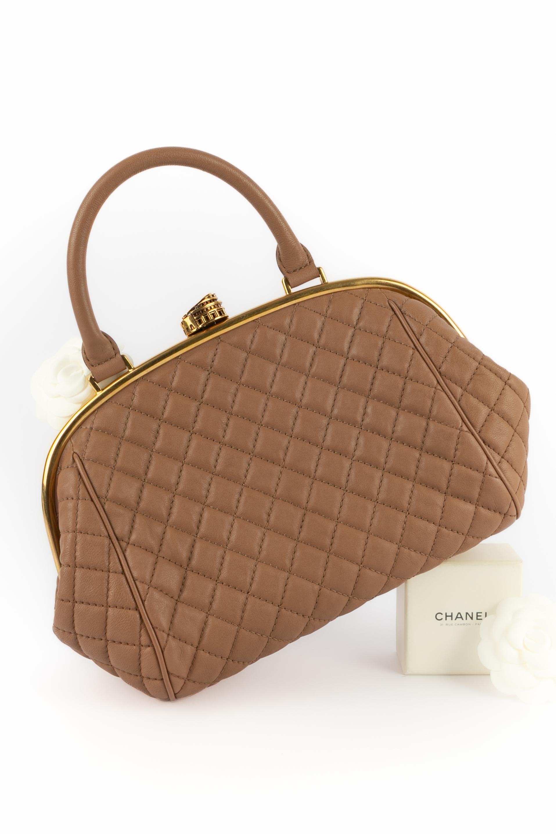 Chanel Tasche 'Coliseum' 2016-2017 (Braun) im Angebot