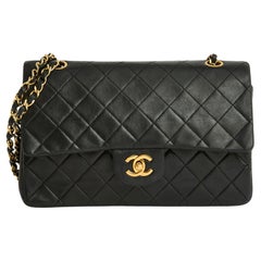 Chanel Tasche Timeless Classique Leder Schwarz 25 cm