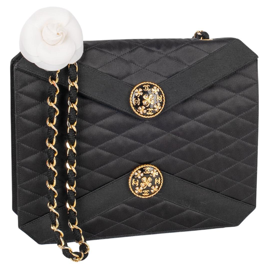 Sac Chanel avec trèfles 1987 en vente