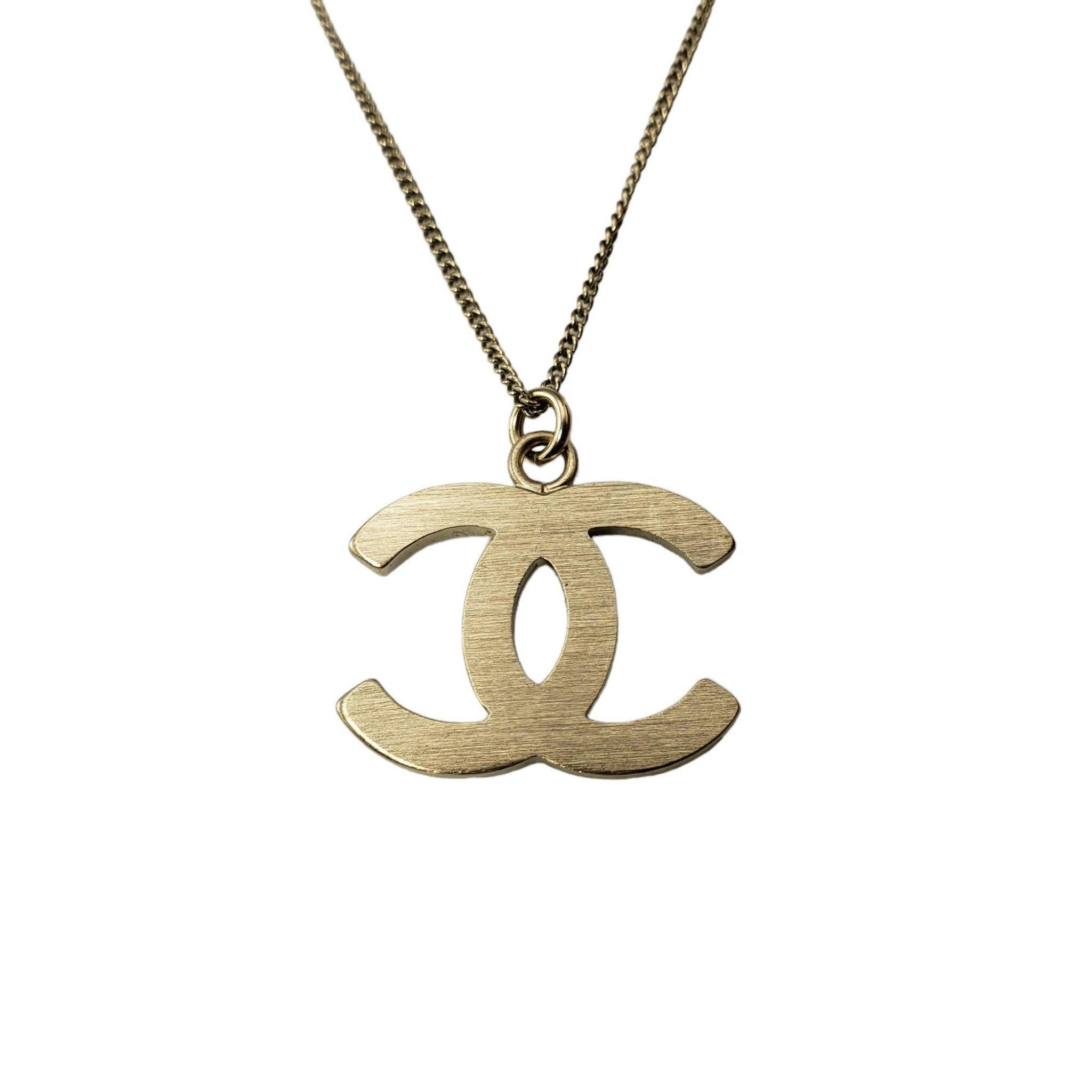 Women's Chanel Baguette Crystal CC Pendant Necklace #15188