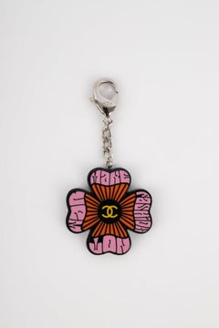 Chanel Bakelite and Golden Metal Key Ring, 2015
