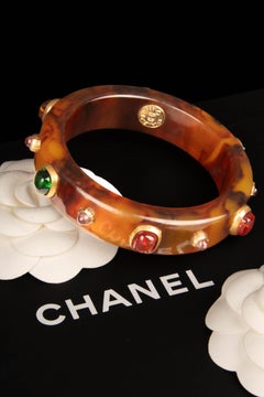 Chanel bakelite bracelet by Karl Lagerfeld 1985