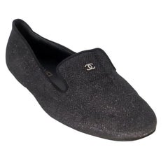 Chanel Ballerina Ballet 39 CC Monogram Slip On Flats CC-0916N-0004