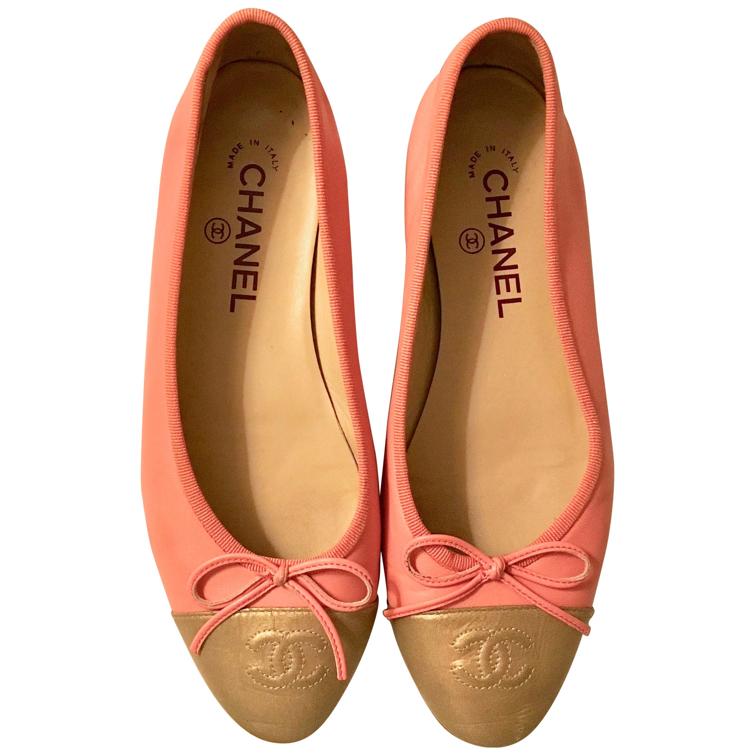 Chanel Ballerina Flats - Size 37.5  For Sale