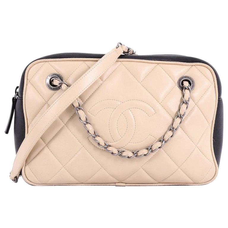 Chanel Ballerine Camera Case Bag Quilted Calfskin Medium