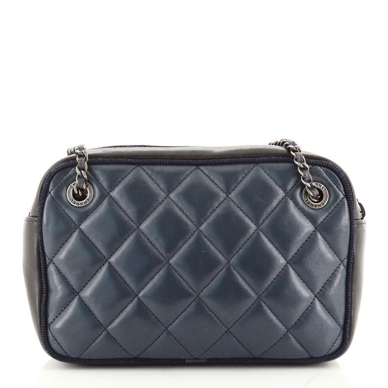 Chanel Ballerine Camera Case Bag Quilted Calfskin Small In Fair Condition In NY, NY